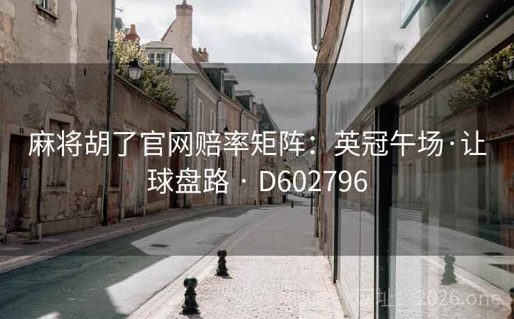 麻将胡了官网赔率矩阵：英冠午场·让球盘路 · D602796  第2张